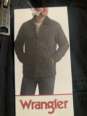 Wrangler Men’s Black Lightweight Shirt Jacket